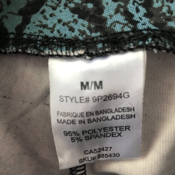 🛍 2 for $25! 🛍 🎬✨NWD - Blue Steel 'Snakeskin' Printed Leggings - Picture 5 of 8